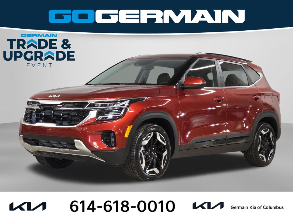 Mars Orange 2025 Kia Seltos SX AWD SUV / Crossover All-Wheel Drive 8-Speed Automatic