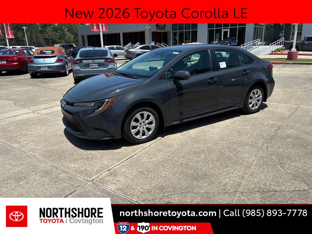 Underground 2026 Toyota Corolla Sedan Front-Wheel Drive Continuously Variable Transmission