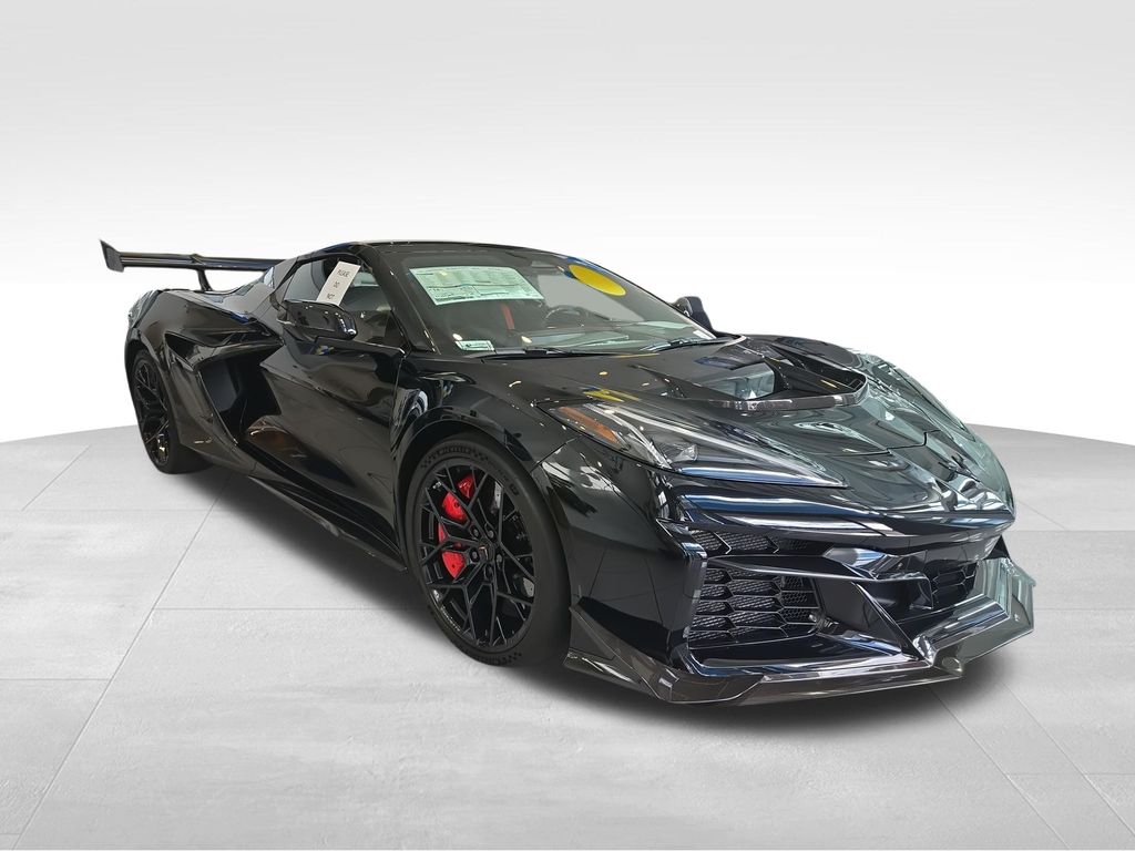 Black 2027 Chevrolet Corvette Convertible Rear-Wheel Drive 8-Speed Dual Clutch