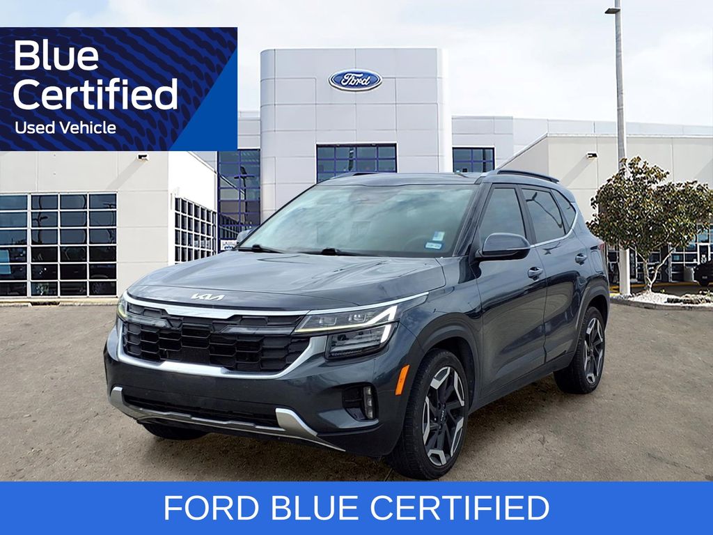 2024 Kia Seltos SX Gray at Joe Myers Mazda Kia
