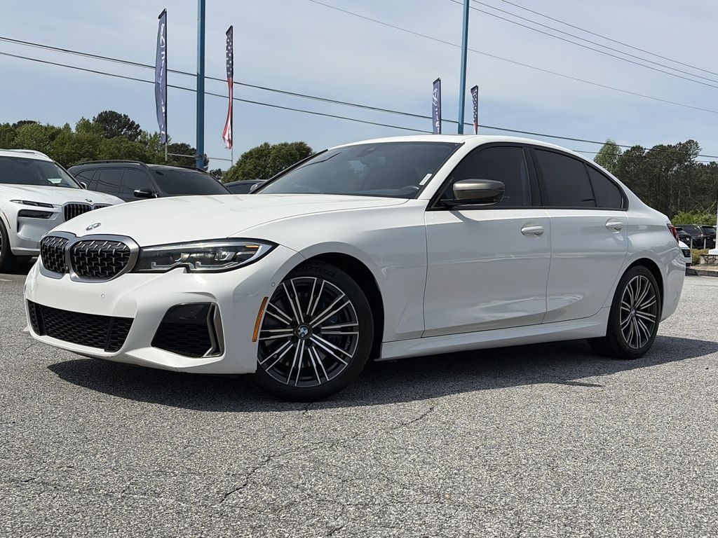 Alpine White 2020 BMW 3 Series M340i Sedan RWD Sedan Rear-Wheel Drive 8-Speed Automatic