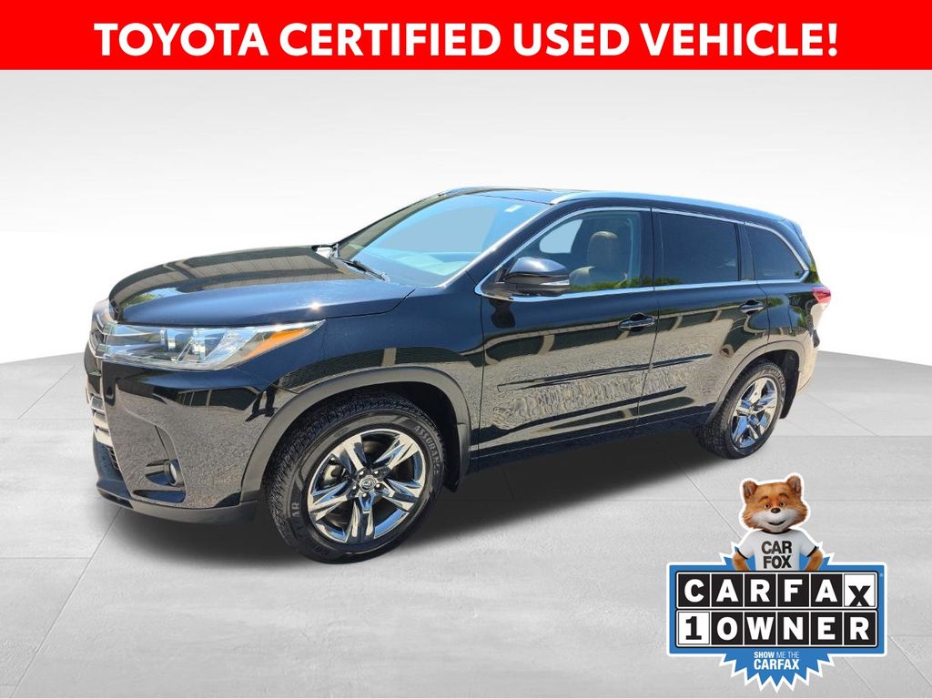 Midnight Black Metallic 2018 Toyota Highlander Limited Platinum AWD SUV / Crossover All-Wheel Drive 8-Speed Automatic