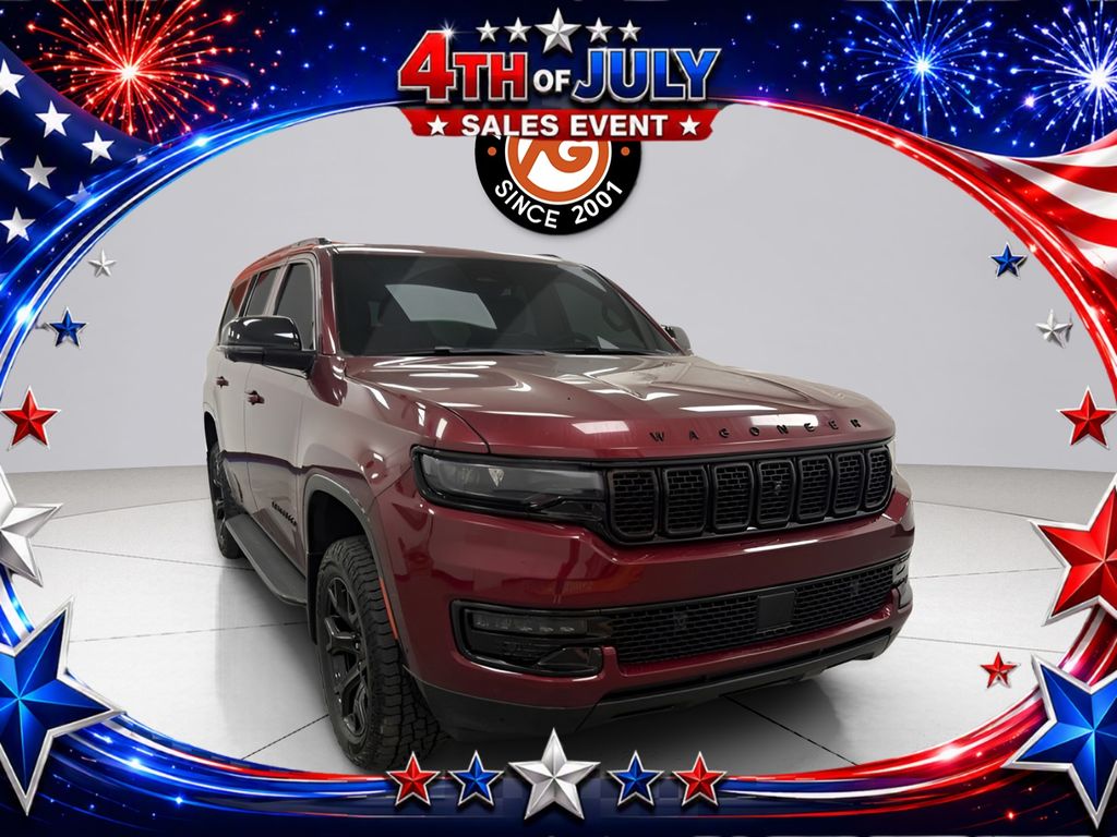 Velvet Red Pearlcoat 2023 Jeep Wagoneer SUV / Crossover Four-Wheel Drive 8-Speed Automatic