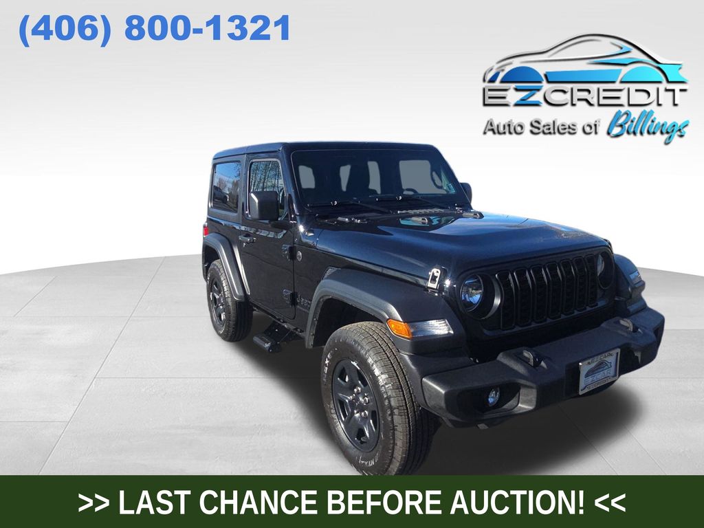 Black Clearcoat 2025 Jeep Wrangler Sport 2-Door 4WD SUV / Crossover Four-Wheel Drive 8-Speed Automatic