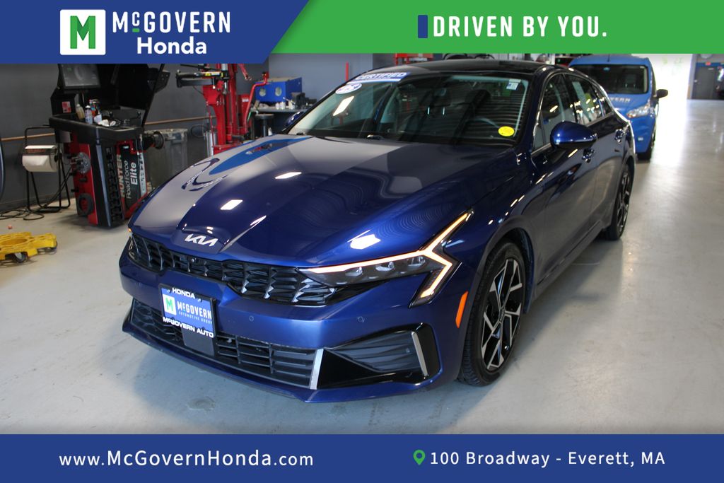 Yacht Blue 2025 Kia K5 Sedan Front-Wheel Drive 8-Speed Automatic
