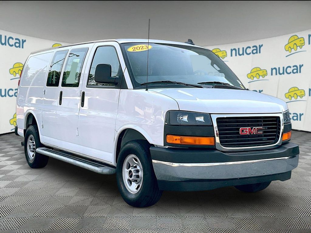Summit White 2024 GMC Savana Cargo 2500 RWD Van Rear-Wheel Drive 8-Speed Automatic Overdrive
