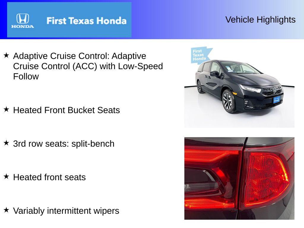 Used Car 2025 Honda Odyssey  Ex-l For Sale Under $50,000 In Austin, Texas
