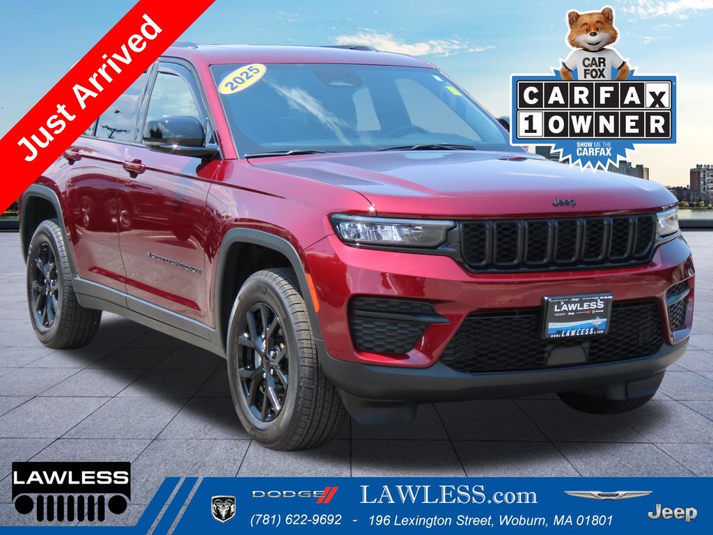 Velvet Red Pearlcoat 2025 Jeep Grand Cherokee SUV / Crossover Four-Wheel Drive 8-Speed Automatic