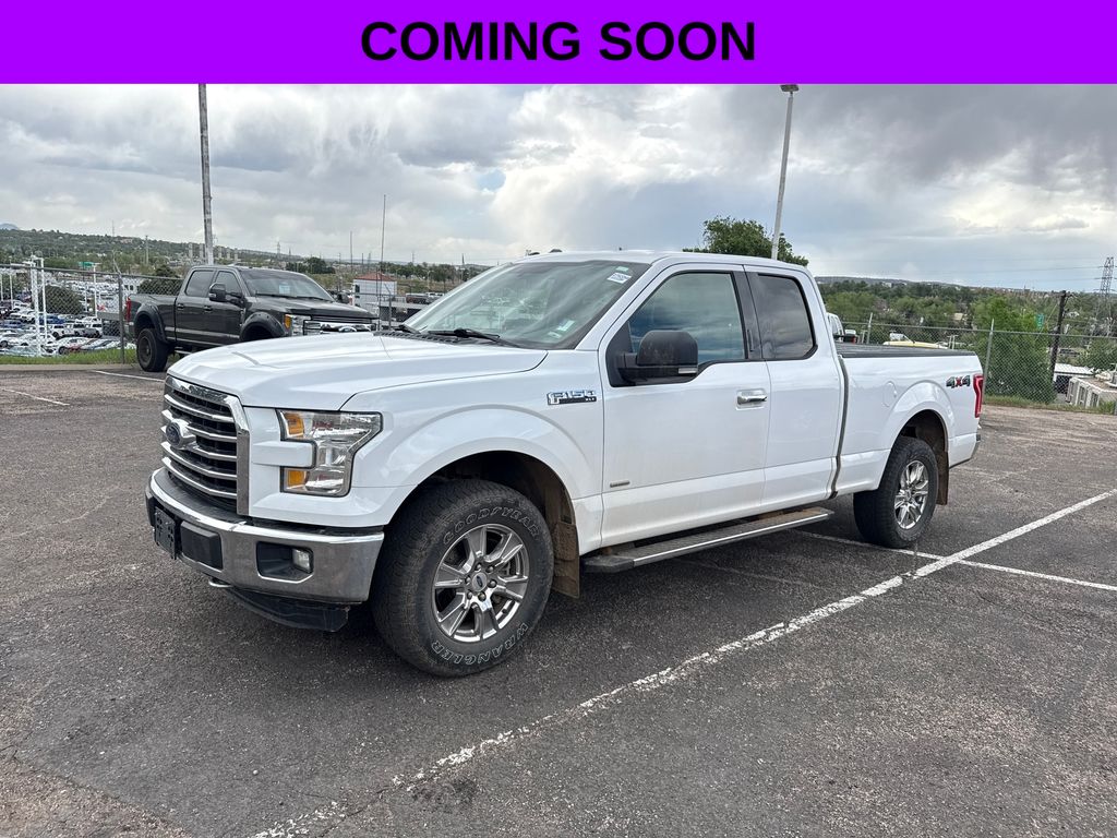Oxford White 2016 Ford F-150 XLT SuperCab 4WD Pickup Truck Four-Wheel Drive 6-Speed Automatic
