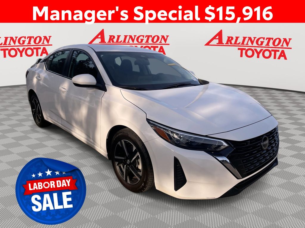 White (Fresh Powder) 2025 Nissan Sentra Sedan Front-Wheel Drive Continuously Variable Transmission
