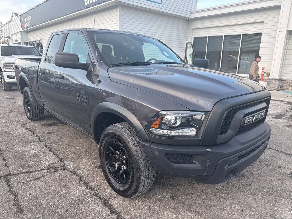 Gray (Granite Crystal Metallic Clearcoat) 2022 RAM 1500 Classic Warlock Quad Cab 4WD Pickup Truck Four-Wheel Drive 8-Speed Automatic