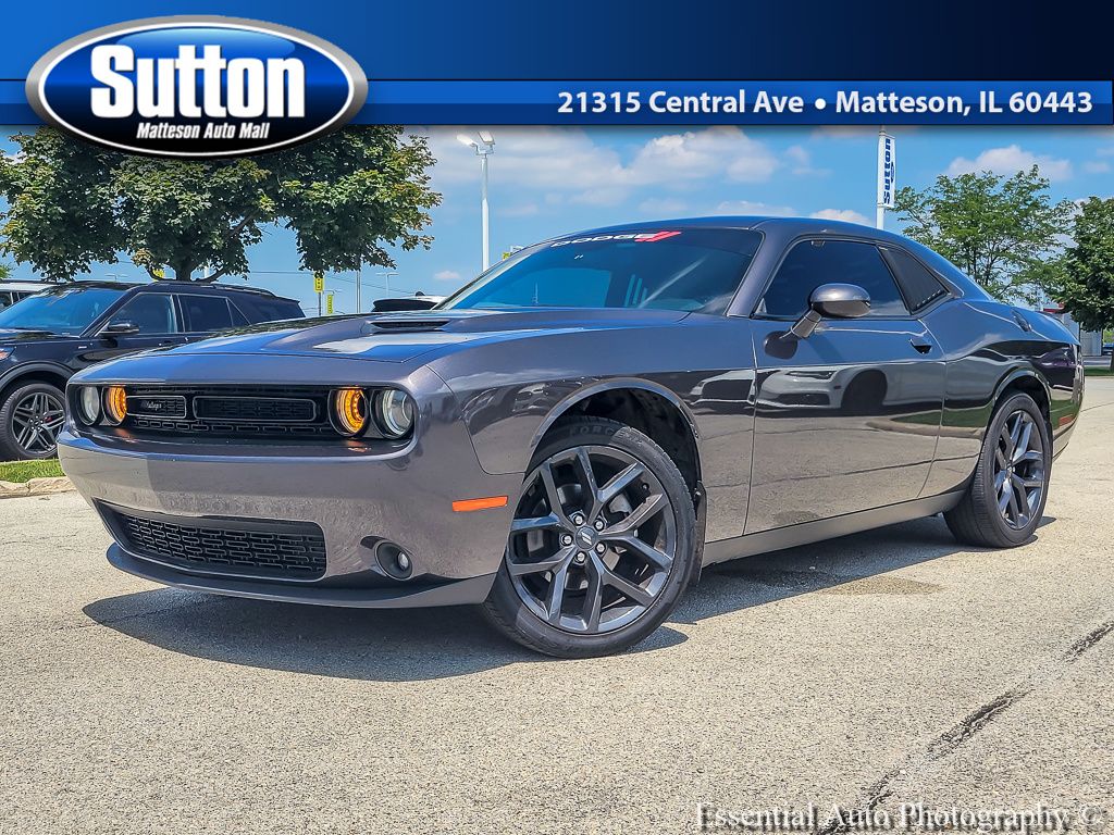 Gray (Granite Crystal Metallic Clearcoat) 2021 Dodge Challenger Coupe Rear-Wheel Drive 8-Speed Automatic