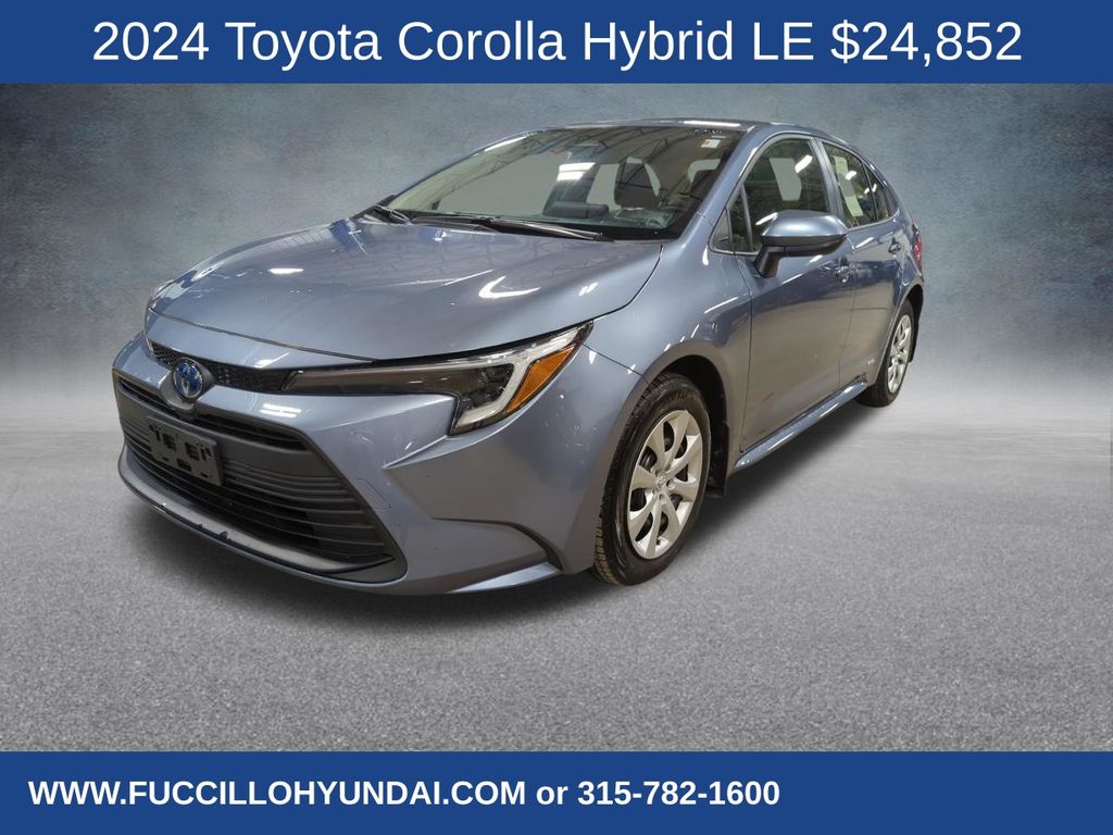 Celestite 2024 Toyota Corolla Hybrid LE AWD Sedan All-Wheel Drive Continuously Variable Transmission