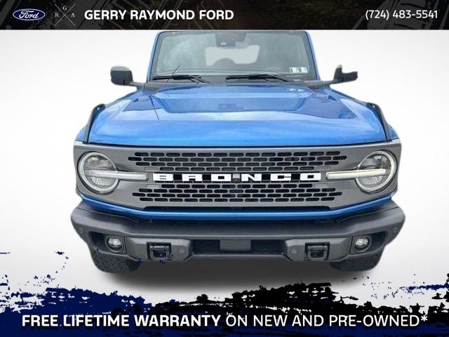 Blue Metallic 2022 Ford Bronco SUV / Crossover Four-Wheel Drive Automatic