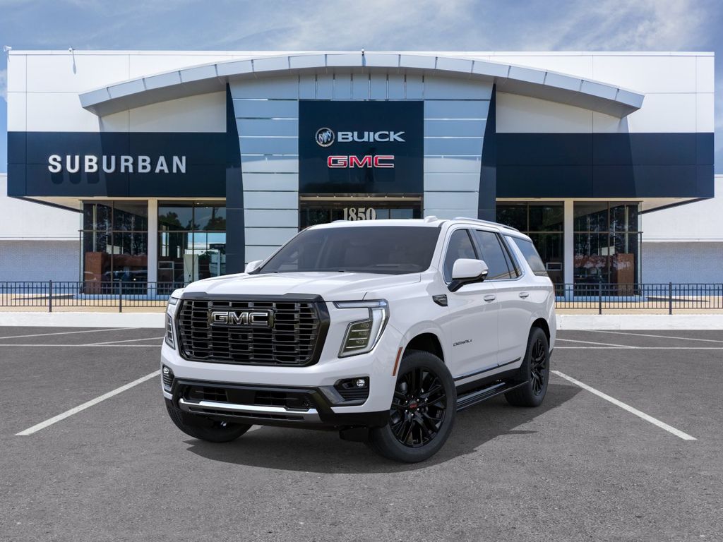 Glacier White Tricoat 2026 GMC Yukon SUV / Crossover Four-Wheel Drive Automatic