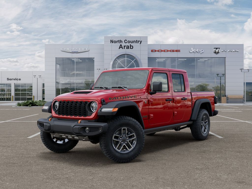 Firecracker Red Clearcoat 2025 Jeep Gladiator Pickup Truck Four-Wheel Drive 8-Speed Automatic