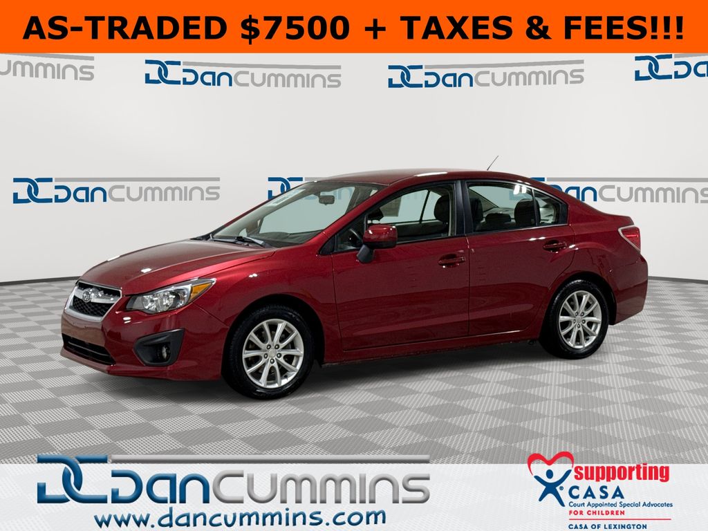 Venetian Red Pearl 2014 Subaru Impreza Sedan All-Wheel Drive Continuously Variable Transmission