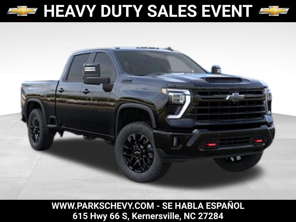 Black 2026 Chevrolet Silverado 2500HD Pickup Truck Four-Wheel Drive Automatic