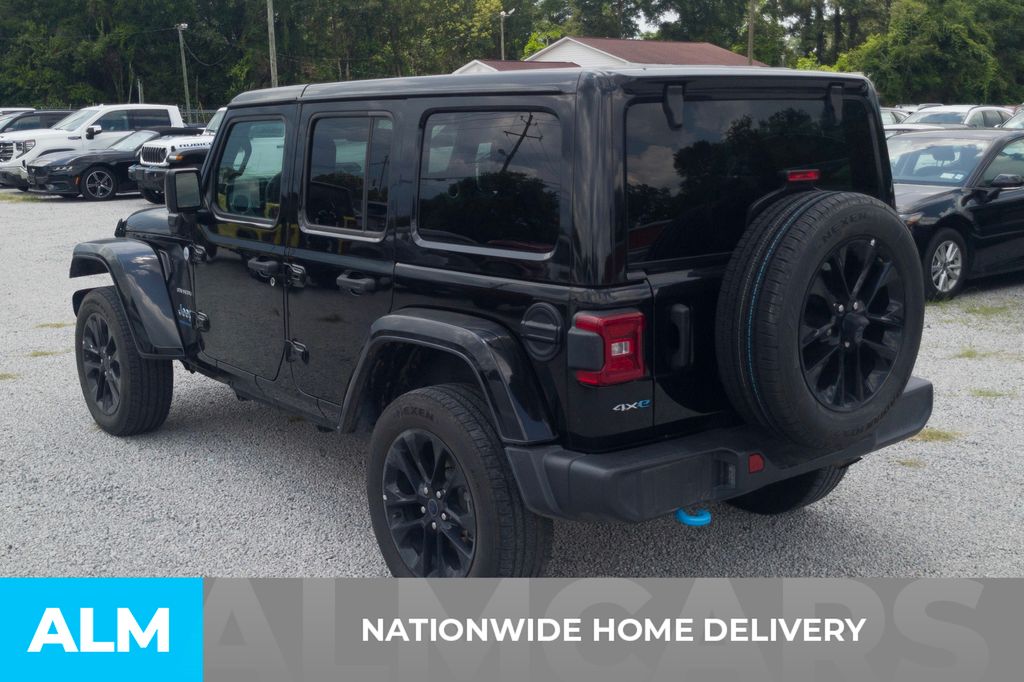 Used 2024 Black Jeep Sahara 4xe image 4