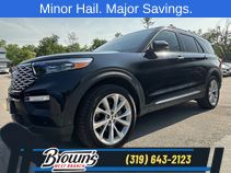 Agate Black Metallic 2022 Ford Explorer Platinum AWD SUV / Crossover All-Wheel Drive Automatic