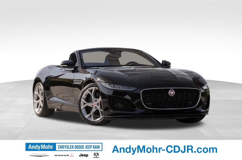 Ligurian Black Gloss 2021 Jaguar F-TYPE P300 Convertible RWD Convertible Rear-Wheel Drive 8-Speed Automatic