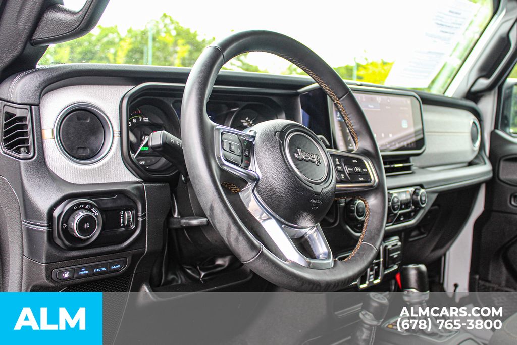 Used 2024 White Jeep Sahara 4xe image 31