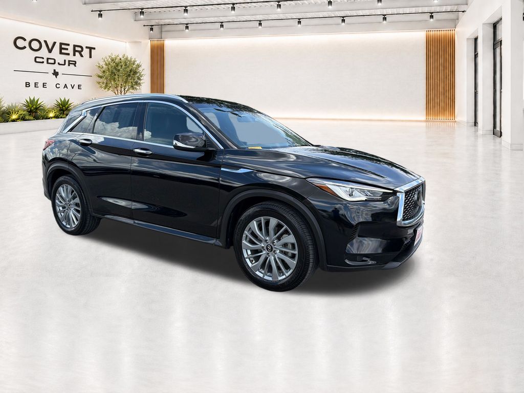 Black Obsidian 2024 INFINITI QX50 SUV / Crossover All-Wheel Drive Continuously Variable Transmission
