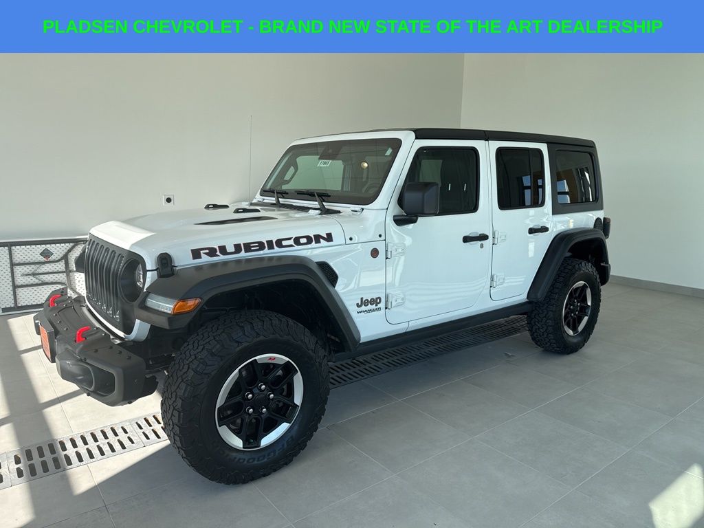 Bright White Clearcoat 2021 Jeep Wrangler Unlimited Rubicon 4WD SUV / Crossover Four-Wheel Drive 8-Speed Automatic