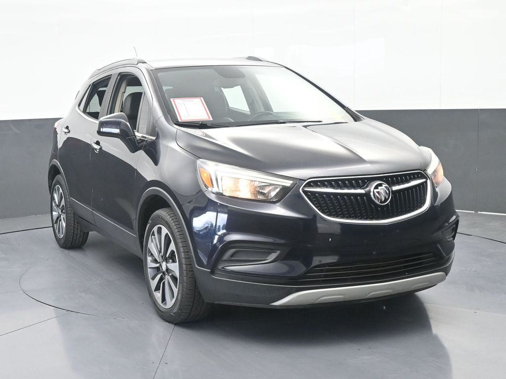 Used 2021 Dark Moon Blue Metallic Buick Preferred image 9