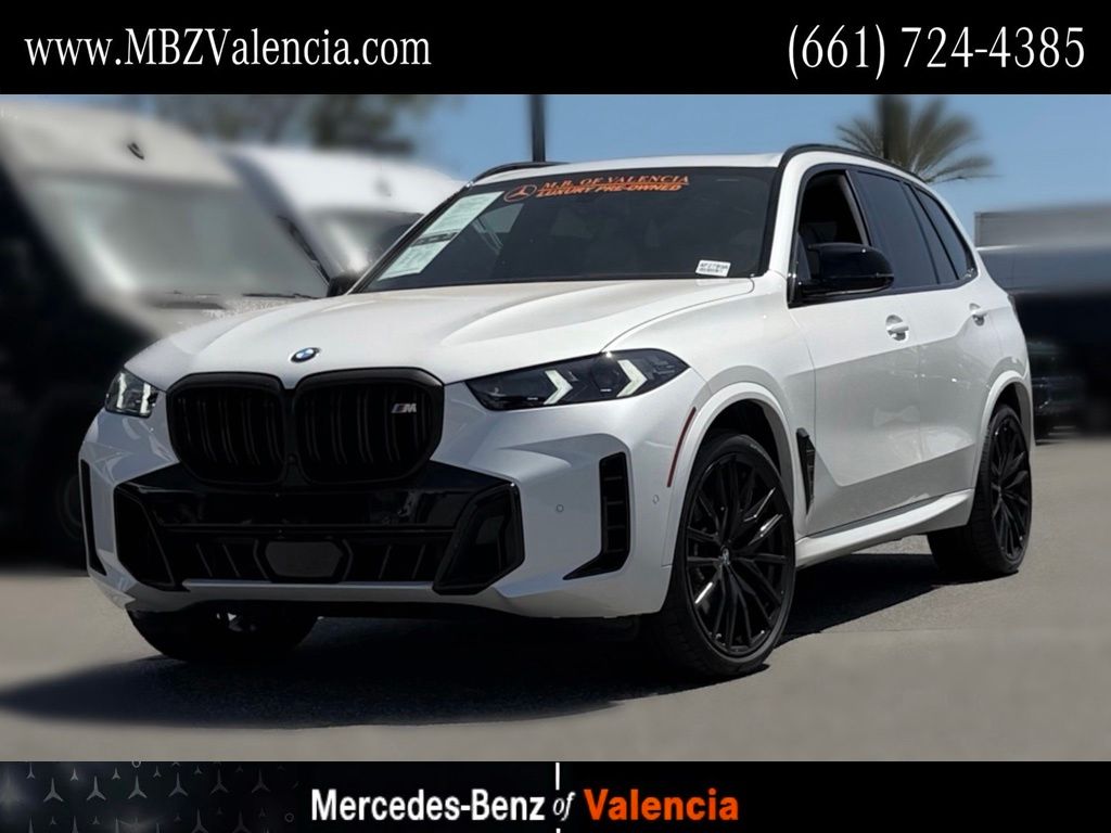 Mineral White Metallic 2025 BMW X5 SUV / Crossover All-Wheel Drive 8-Speed Automatic
