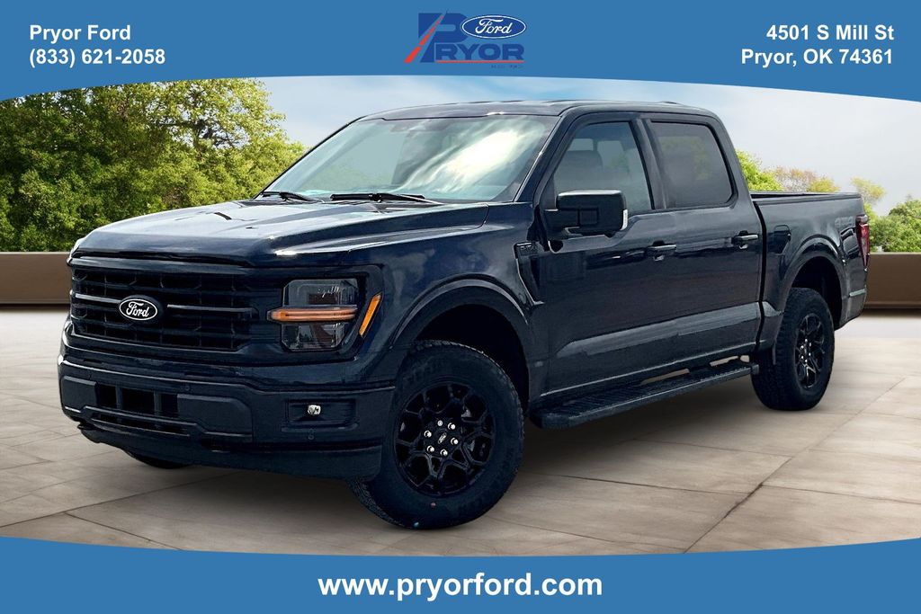 Antimatter Blue Metallic 2025 Ford F-150 Pickup Truck Four-Wheel Drive Automatic