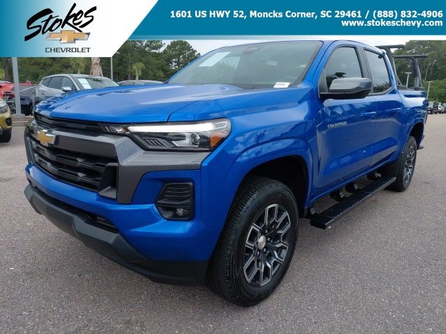 Glacier Blue Metallic 2023 Chevrolet Colorado Pickup Truck 4X2 8-Speed Automatic