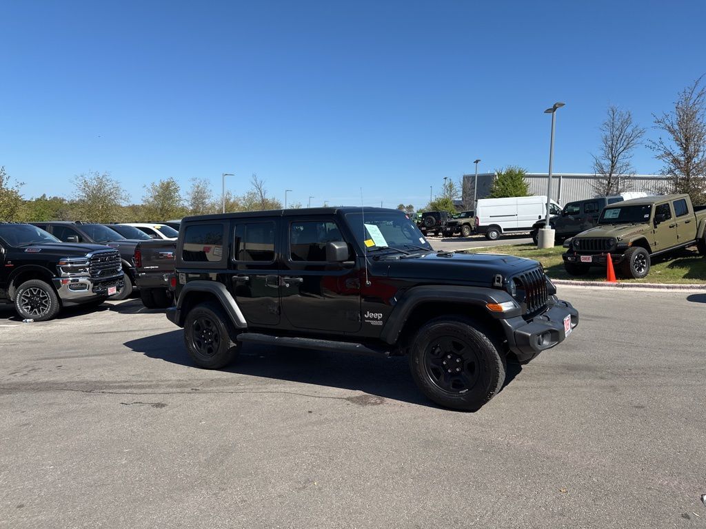 Used Car 2021 Jeep Wrangler  Unlimited Sport For Sale Under $30,000 In Austin, Texas