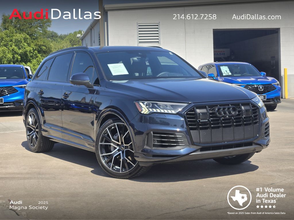 Waitomo Blue Metallic 2023 Audi Q7 SUV / Crossover All-Wheel Drive 8-Speed Automatic