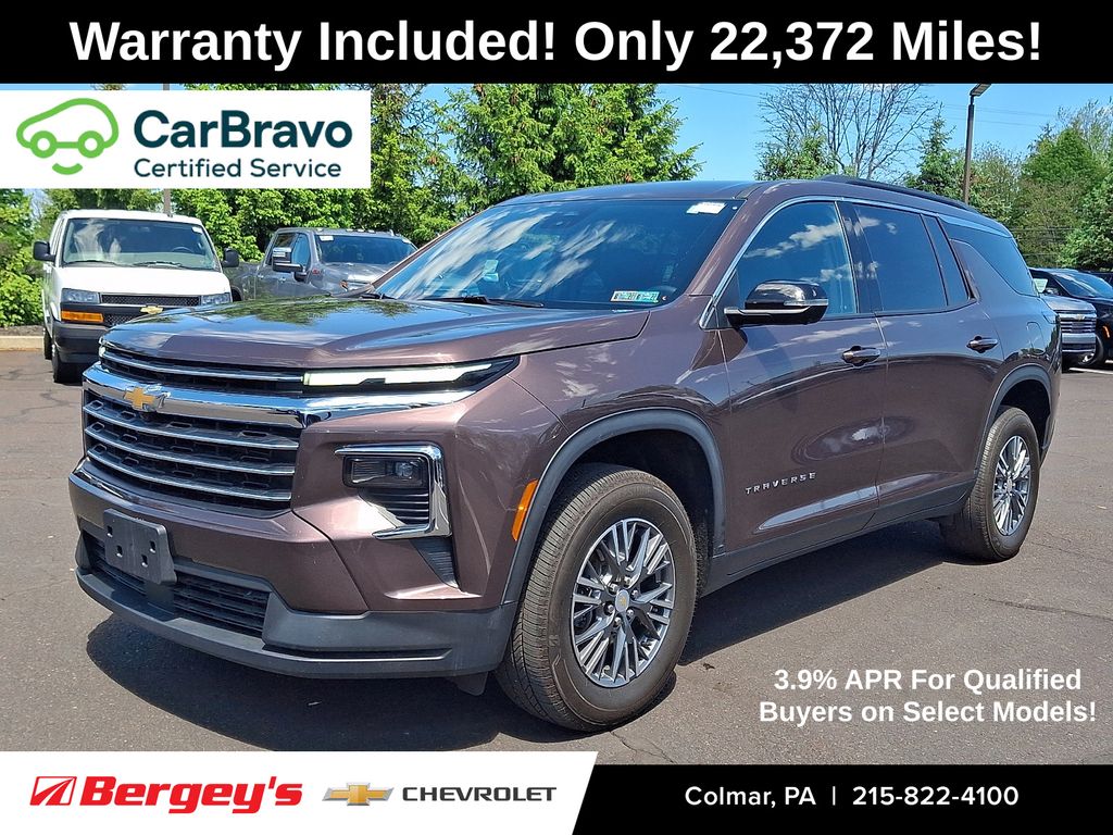 Stardust Metallic 2024 Chevrolet Traverse LT AWD SUV / Crossover Four-Wheel Drive 8-Speed Automatic