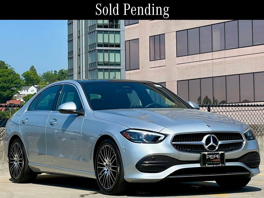Cirrus Silver Metallic 2026 Mercedes-Benz C-Class Sedan All-Wheel Drive 9-Speed Automatic