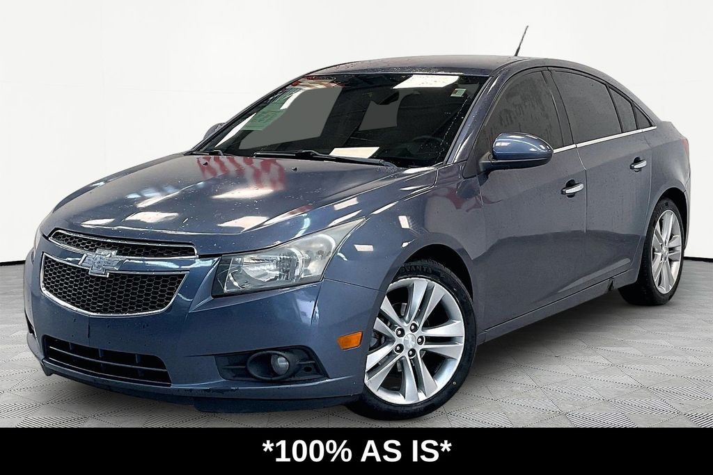 Blue Metallic 2013 Chevrolet Cruze LTZ Sedan FWD Sedan Front-Wheel Drive 6-Speed Automatic Overdrive