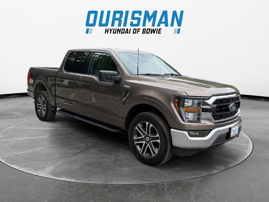 Stone Gray Metallic 2023 Ford F-150 Pickup Truck Four-Wheel Drive Automatic