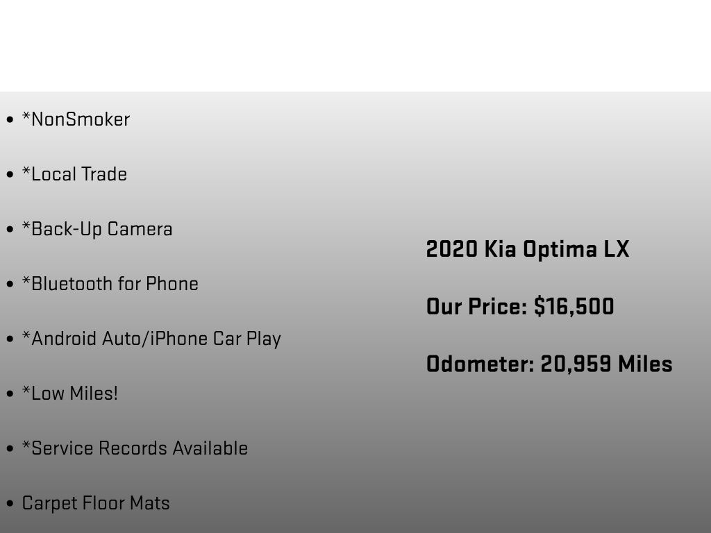 2020 Kia Optima LX - 5