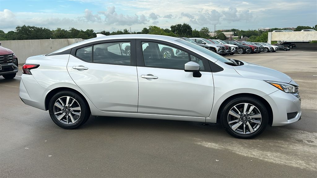 2025 Nissan Versa 1.6 SV Silver at South Houston Nissan