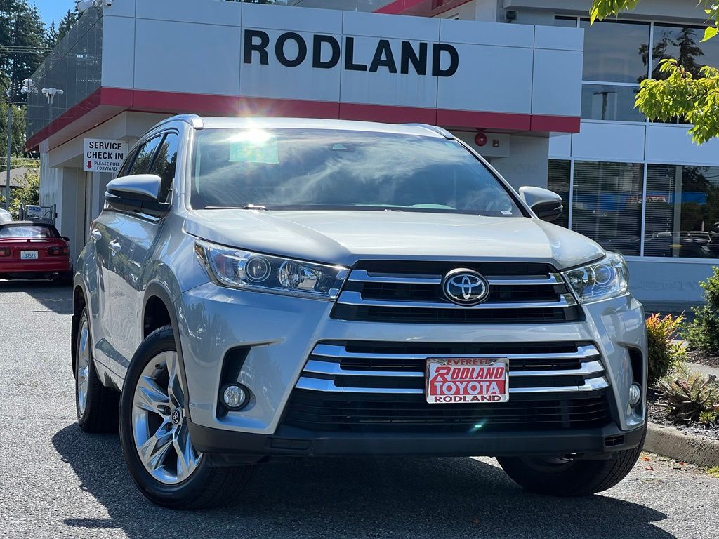 Celestial Silver Metallic 2017 Toyota Highlander SUV / Crossover All-Wheel Drive 8-Speed Automatic