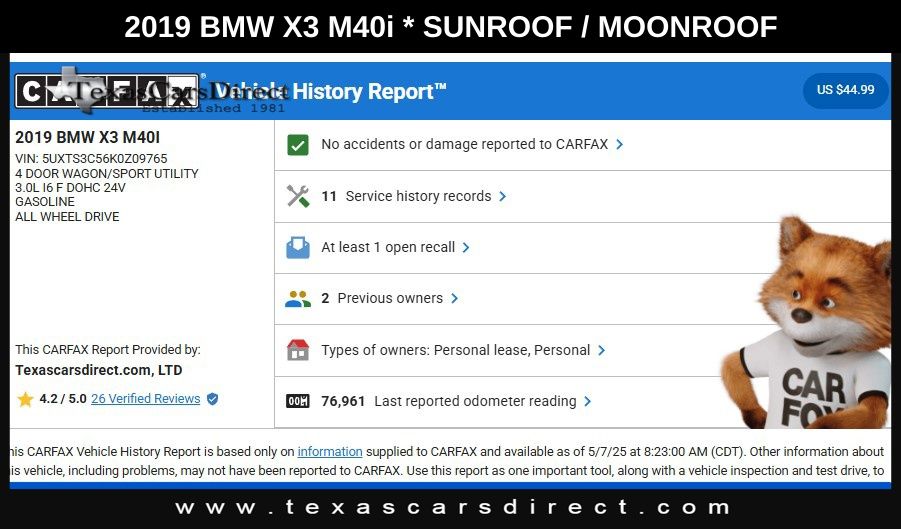 2019 BMW X3 M40i photo