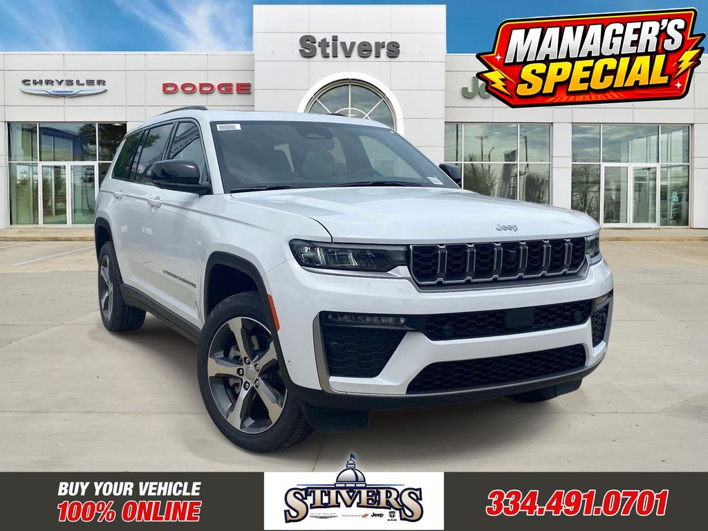 Bright White Clearcoat 2026 Jeep Grand Cherokee L SUV / Crossover 4X2 8-Speed Automatic