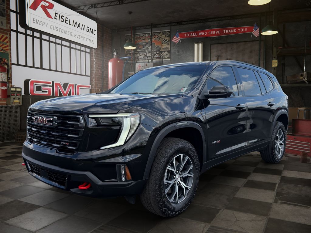 Black (Ebony Twilight Metallic) 2025 GMC Acadia AT4 AWD SUV / Crossover Four-Wheel Drive 8-Speed Automatic