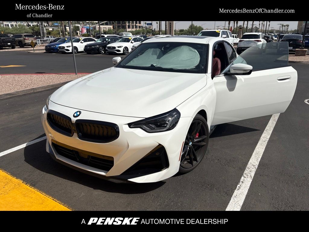 Alpine White 2024 BMW 2 Series Coupe Rear-Wheel Drive 8-Speed Automatic