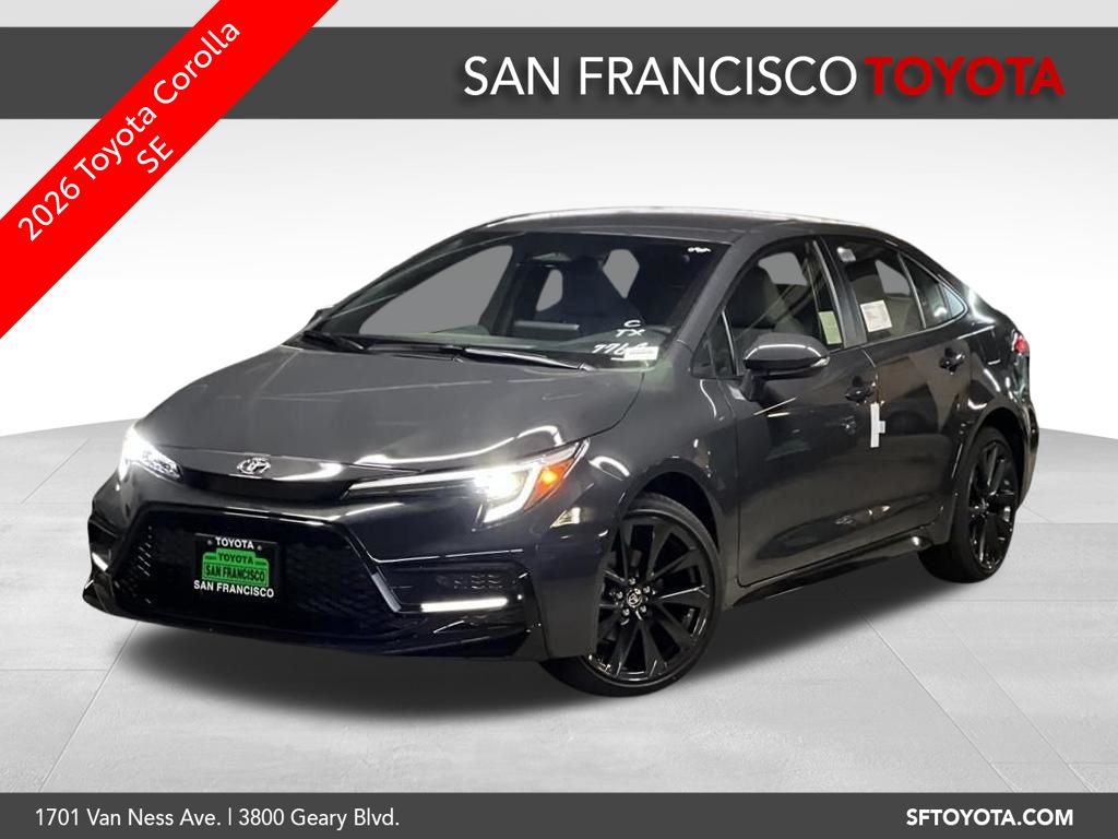 Underground 2026 Toyota Corolla Sedan Front-Wheel Drive Continuously Variable Transmission
