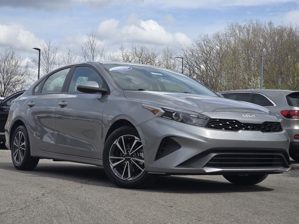 Steel Gray 2023 Kia Forte LXS FWD Sedan Front-Wheel Drive Continuously Variable Transmission