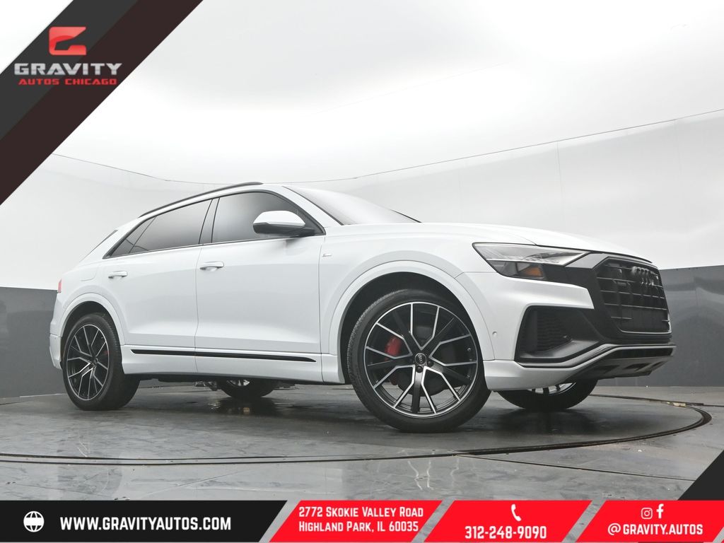Glacier White Metallic 2023 Audi Q8 quattro Prestige 55 TFSI SUV / Crossover All-Wheel Drive 8-Speed Automatic