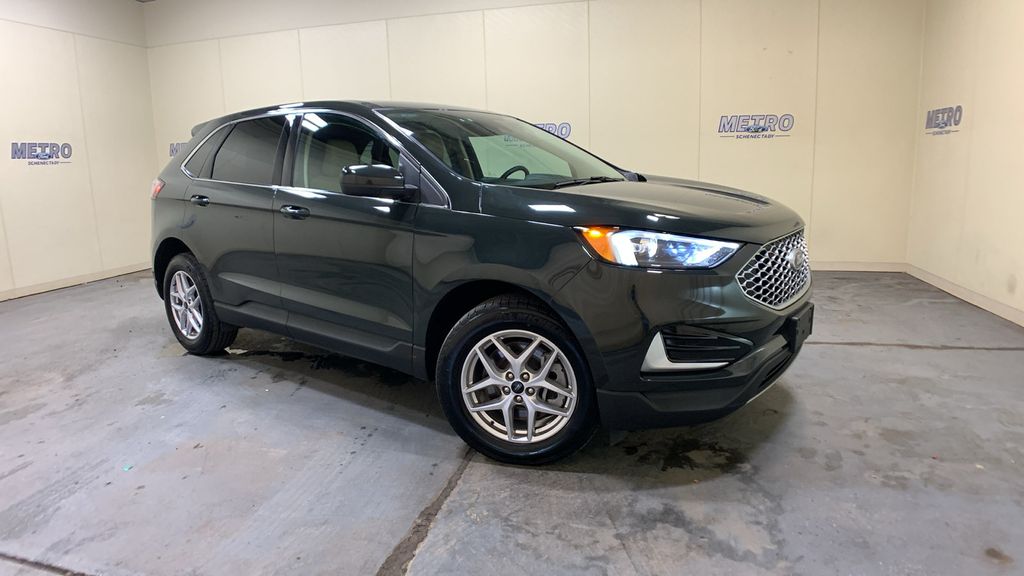 Green Metallic 2024 Ford Edge SUV / Crossover All-Wheel Drive 8-Speed Automatic