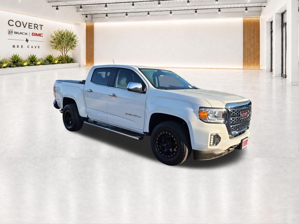 Summit White 2022 GMC Canyon Pickup Truck Four-Wheel Drive 8-Speed Automatic